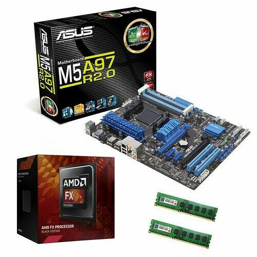 Kit d'évolution AMD FX-8350 Black Edition (4,0 GHz) + Asus M5A97 R2.0 + 8 Go