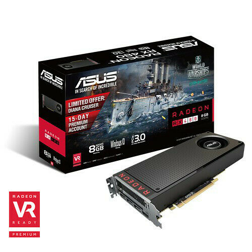 Asus Radeon RX 480, 8 Go