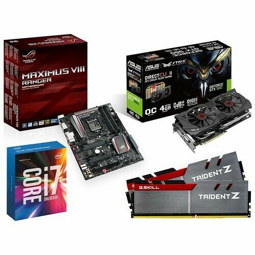 Kit évo Intel Core i7-6700K + MAXIMUS VIII RANGER + GTX 980 STRIX + 16 Go