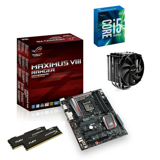 Kit d'évo Intel Core i5-6600K + MAXIMUS VIII RANGER + Dark Rock 3 + 8 Go