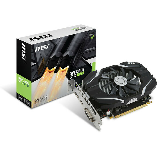 MSI GeForce GTX 1050 2G OC, 2 Go