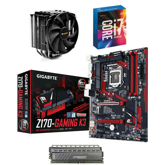 Kit d'évo Intel Core i7-6700K + Gigabyte Z170-Gaming K3 + Dark Rock 3 + 8 Go