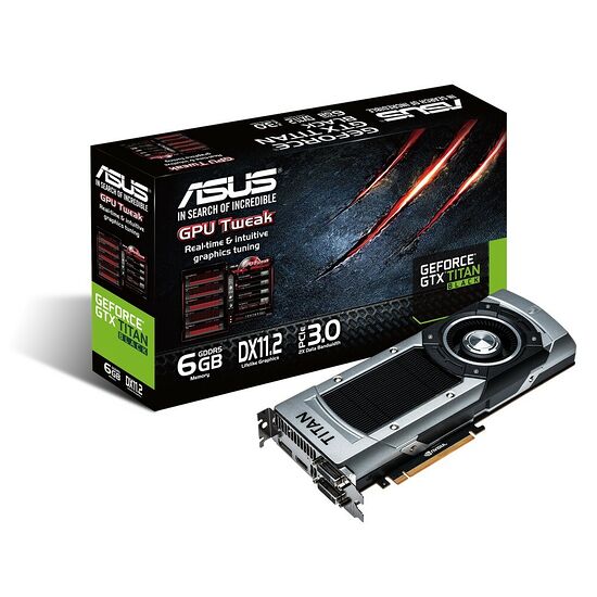 Carte graphique Asus GeForce GTX Titan Black Edition, 6 Go