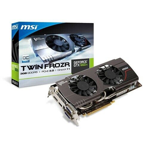 Carte graphique MSI GeForce GTX 660 Ti Twin Frozr OC, 3 Go