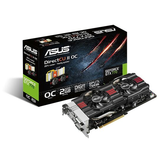 Carte graphique ASUS GeForce GTX 770 DirectCU II OC, 2 Go