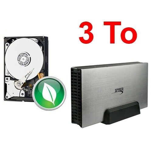 Disque dur Western Digital Caviar Green, 3 To + Boitier USB 3.0