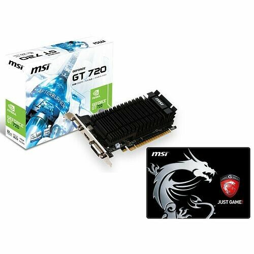 MSI GeForce GT 720 Low Profile, 2 Go + Tapis de souris MSI offert !