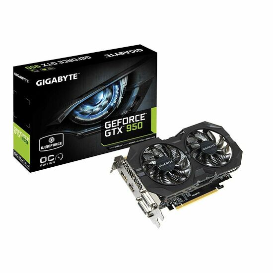 Gigabyte GeForce GTX 950 WindForce 2 OC, 2 Go