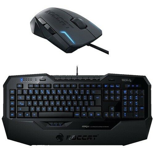 Pack Gaming Roccat, Clavier Isku + Souris Roccat Kova[+]