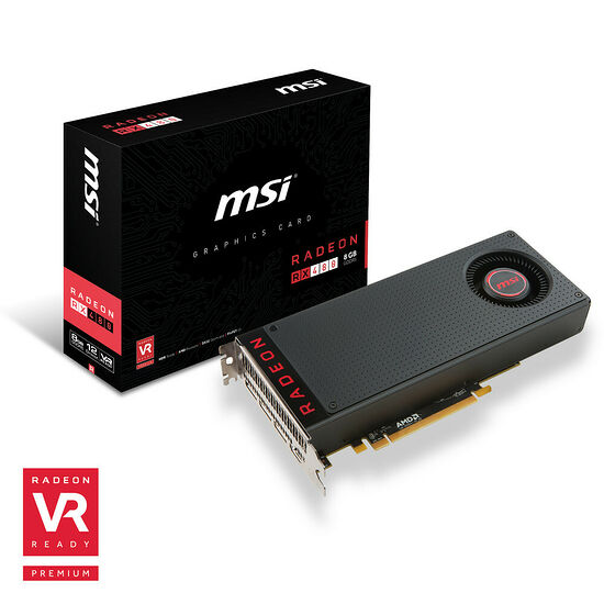 MSI Radeon RX 480, 8 Go
