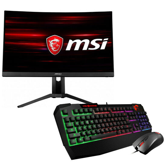 MSI Optix MAG271CQR Adaptive Sync (dalle incurvée) + Vigor GK40 + Clutch GM10