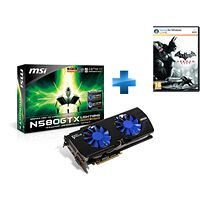 Carte graphique MSI GeForce GTX 580 Lightning Xtreme Edition, 3 Go + Jeu