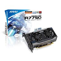Carte graphique MSI Radeon HD 7750 OC, 1 Go