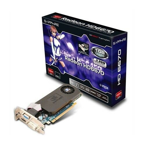 Carte Graphique Sapphire Radeon HD 6670 Lite, 2 Go