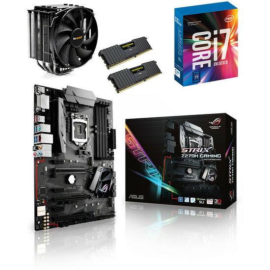 Kit d'évo Core i7-7700K + Asus STRIX Z270H GAMING + Dark Rock 3 + 16 Go
