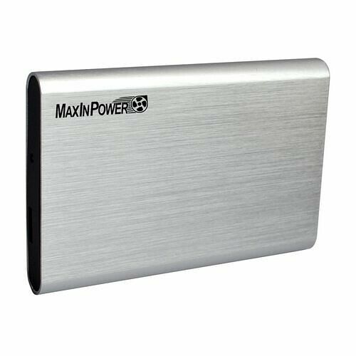 Boitier externe pour disque dur 2.5" SATA, Argent, MaxInPower