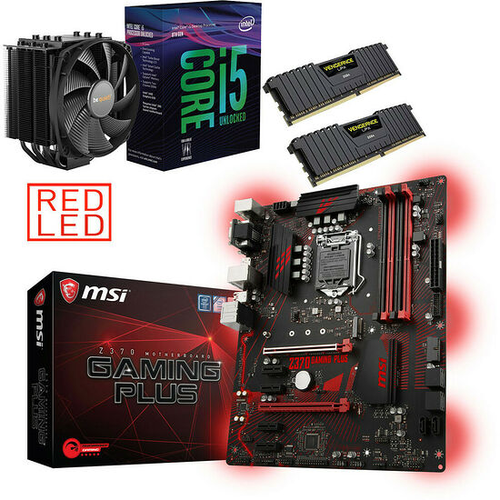 Kit d'évo Intel Core i5-8600K + MSI Z370 GAMING PLUS + Dark Rock 4 + 16 Go