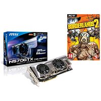Carte graphique MSI GeForce GTX 570 Twin Frozr II, 1280 Mo + Jeu