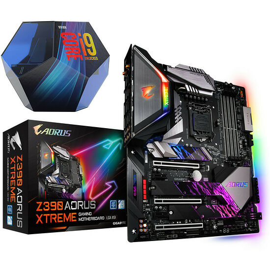 Intel Core i9-9900K (3.6 GHz) + Gigabyte Z390 AORUS XTREME