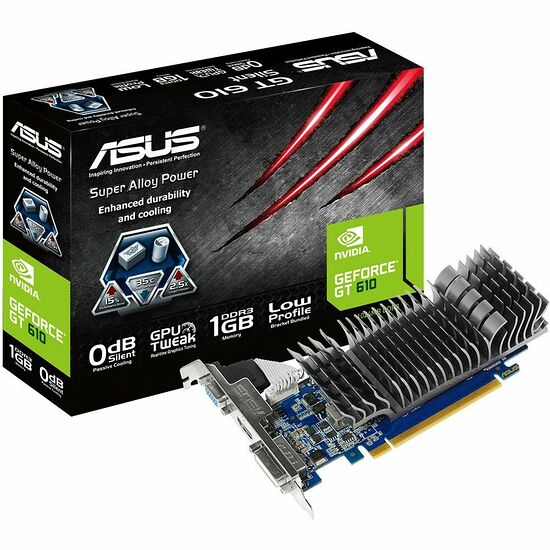 Asus GeForce GT 610, 1 Go