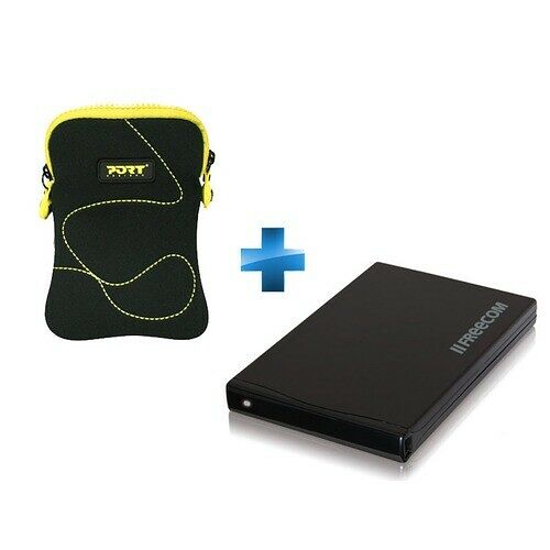 Disque dur externe 2.5" Mobile drive classic II, 250 Go, Freecom +Etui type Skin