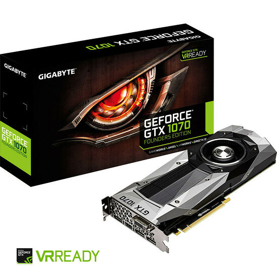 Gigabyte GeForce GTX 1070 Founders Edition, 8 Go