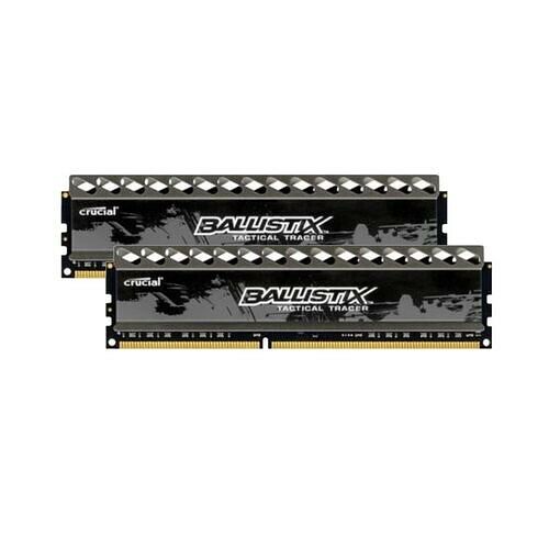 DDR3 Crucial Ballistix Tactical Tracer, 2 x 4 Go, 1866 MHz, CAS 9