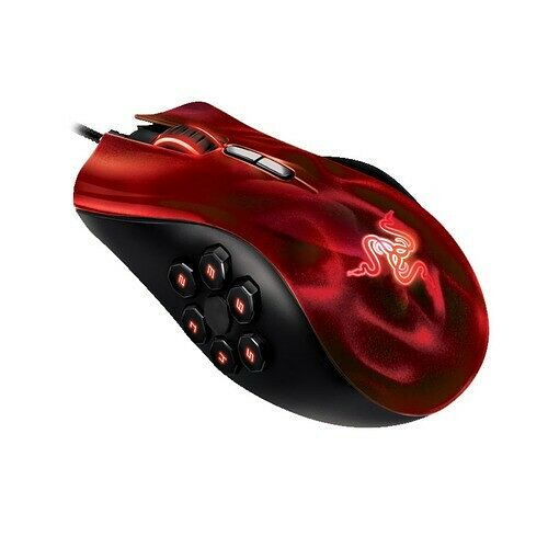 Razer Naga Hex Wraith Red
