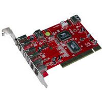 Carte contrôleur USB & FireWire, PCI, 4 USB 2.0 + 2 FireWire externes, Advance