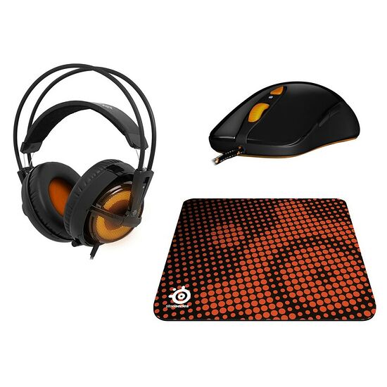 Pack gaming SteelSeries Heat Orange Bundle Box