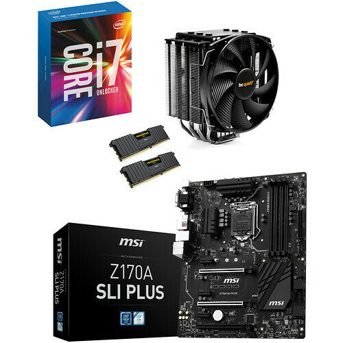 Kit d'évo Intel Core i7-6700K + MSI Z170A SLI PLUS + Dark Rock 3 + 16 Go
