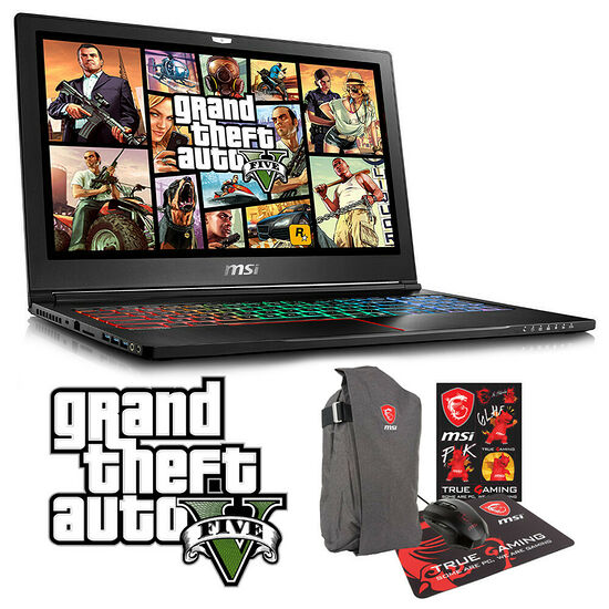 MSI GS63 7RD-242FR Stealth Pro + GTA V + Pack d'accessoires