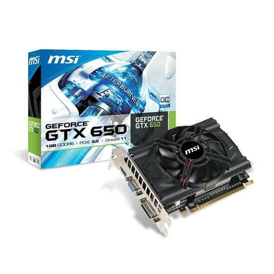 Carte graphique MSI GeForce GTX 650, 1 Go