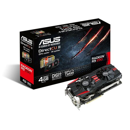 Asus Radeon R9 290 DirectCU II, 4 Go