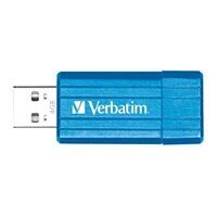 Clé USB 2.0 Verbatim store'n'go micro pinstripe, 8 Go, Bleue