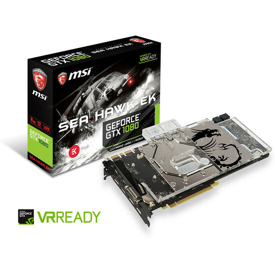 MSI GeForce GTX 1080 SEA HAWK EK X, 8 Go
