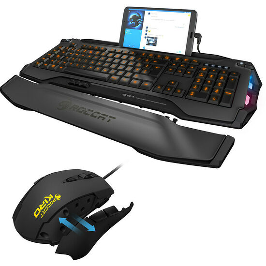 Roccat Skeltr, Gris (AZERTY) + Roccat Kiro