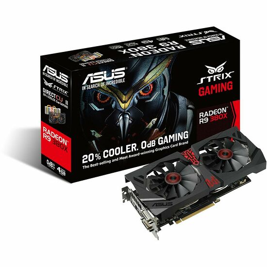 Asus Radeon R9 380X STRIX DirectCU II, 4 Go