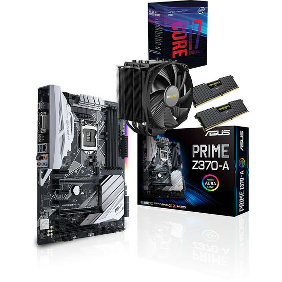 Kit d'évo Core i7-8700K (3.7 GHz) + Asus PRIME Z370-A + Dark Rock