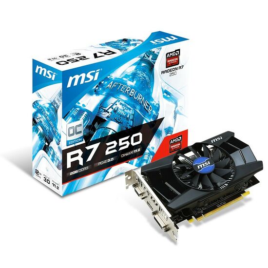 Carte Graphique MSI Radeon R7 250 OC, 2 Go