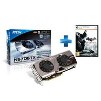 Carte graphique MSI GeForce GTX 570 Twin Frozr III Power Edition, 1280 Mo + Jeu