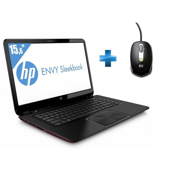 PC Ultra-Portable HP Sleekbook Envy  6-1151sf 15.6"+ Mini-souris laser HP
