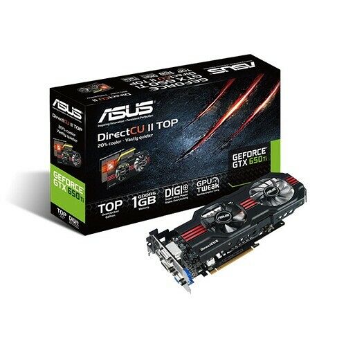 Carte graphique Asus GeForce GTX 650 Ti DirectCU II TOP, 1 Go
