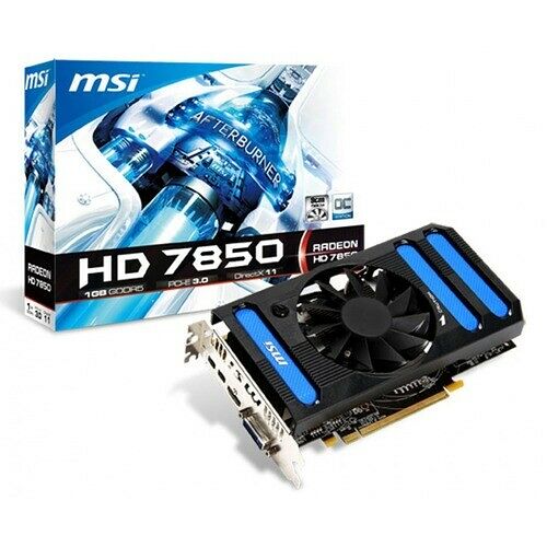 Carte graphique MSI Radeon HD 7850 OC, 1 Go + jeu