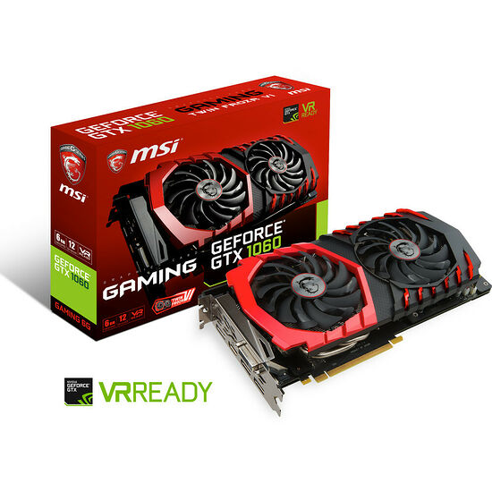 MSI GeForce GTX 1060 GAMING 6G, 6 Go