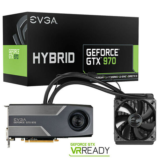EVGA GeForce GTX 970 HYBRID GAMING, 4 Go