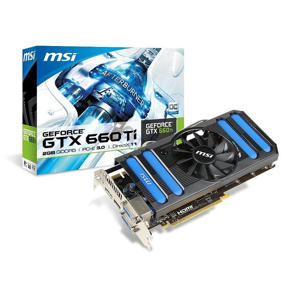 Carte graphique MSI GeForce GTX 660 Ti OC, 2 Go