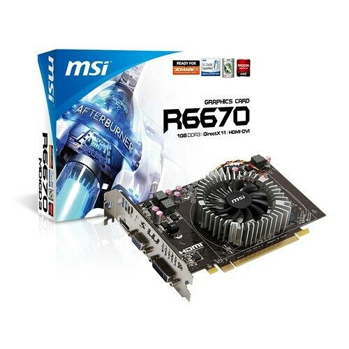 Carte graphique MSI Radeon HD6670 V2, 1 Go