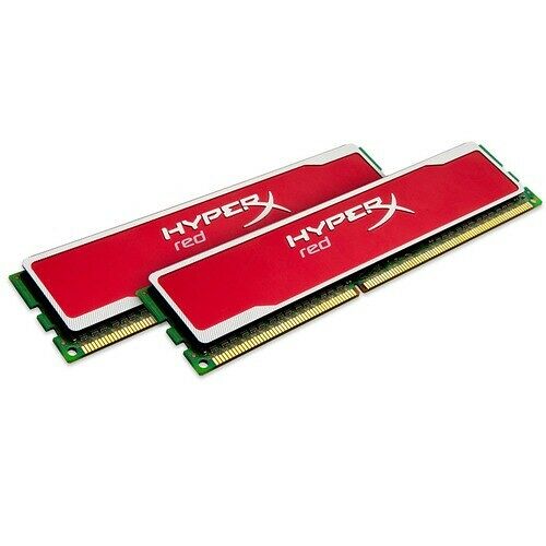 Kit Dual Channel DDR3 Kingston HyperX Blu Red Series, 2 x 4 Go, PC3-10600, CAS 9