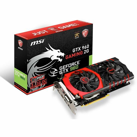 MSI GeForce GTX 960 GAMING 2G, 2 Go